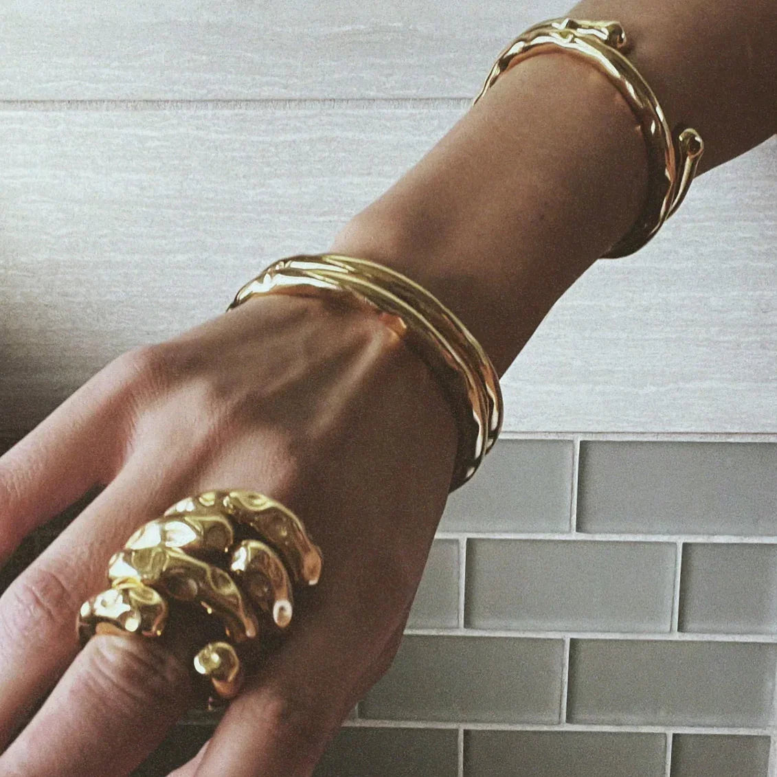 Golden Elegance Link Bracelets