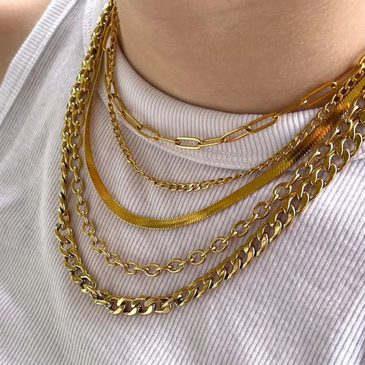 Trendy Glossy Geo Collar Necklaces - Must-Haves